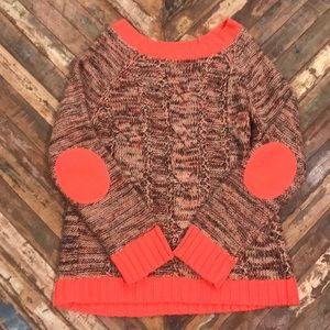 ☀️ Clearance Adorable sweater w/elbow patch detail